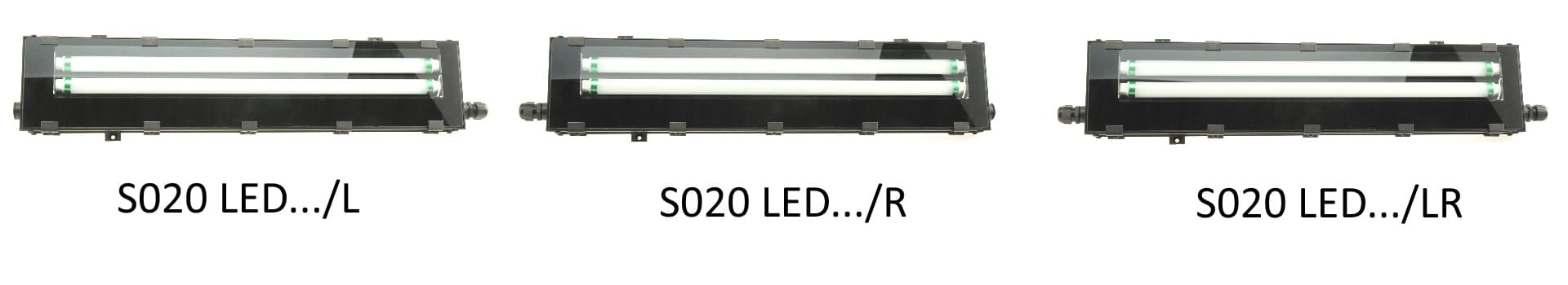 S020 LED light outlet variants